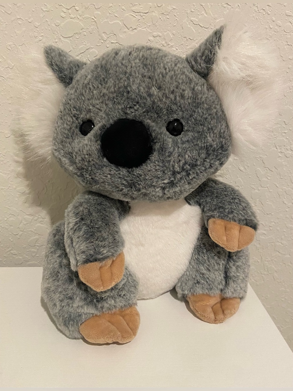 Koala Bear Plush Stuffed Animal Toy Grey Fluffy 10"